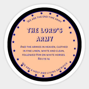 The Lord's Army Sticker